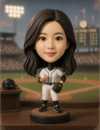 AI Baseball Bobblehead Generator